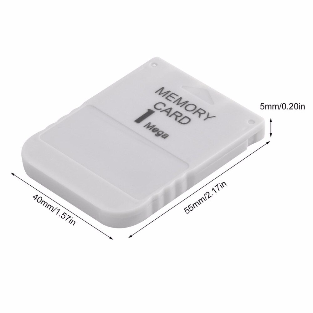 1Mb Geheugenkaart PS1 Geheugenkaart Voor Playstation 1 PS1 Psx Game Handige Praktische Betaalbare Wit 1 M 1mb