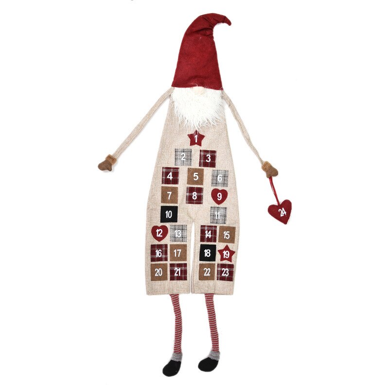 neueste Weihnachten Advent Kalender Countdown-Kalender Weihnachten für Kind Festival Planung Liefert Hause Büro Hängen Dekor: B