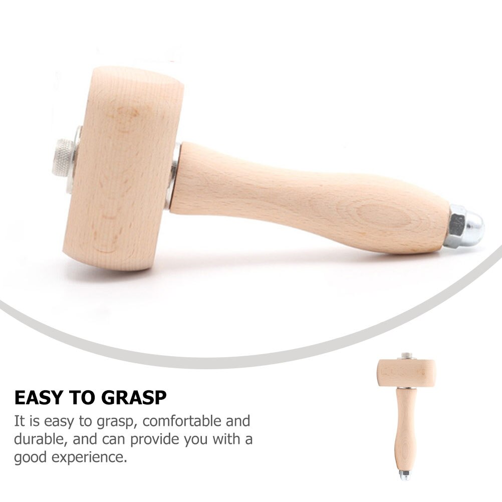 Wooden Mallet Leather Carving Hammer Wood Mallet DIY Leather Carving Hammer Tool