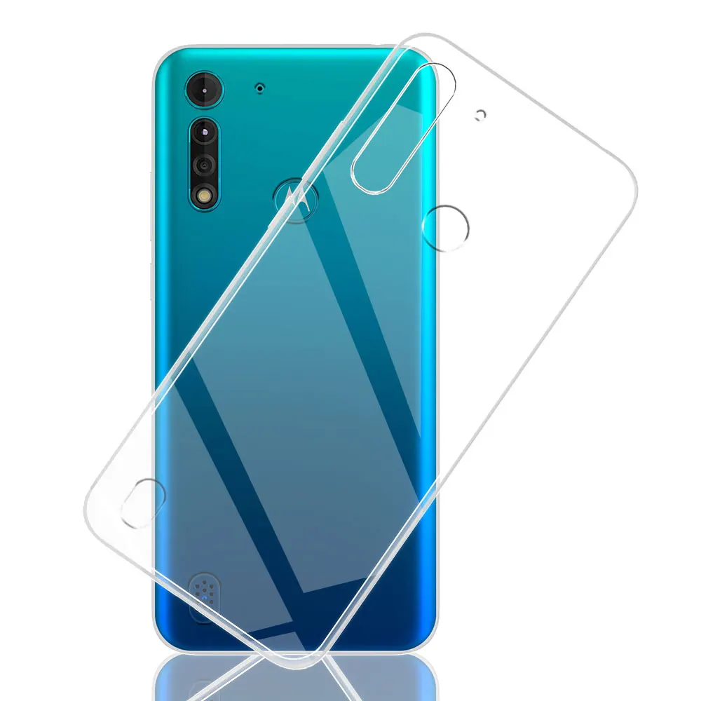Pour Moto G8 Power Lite étui clair Silicone souple Coque de téléphone pour Moto G8 Plus Moto G8 Play Coque pour MotorolaMoto G8 Fundas