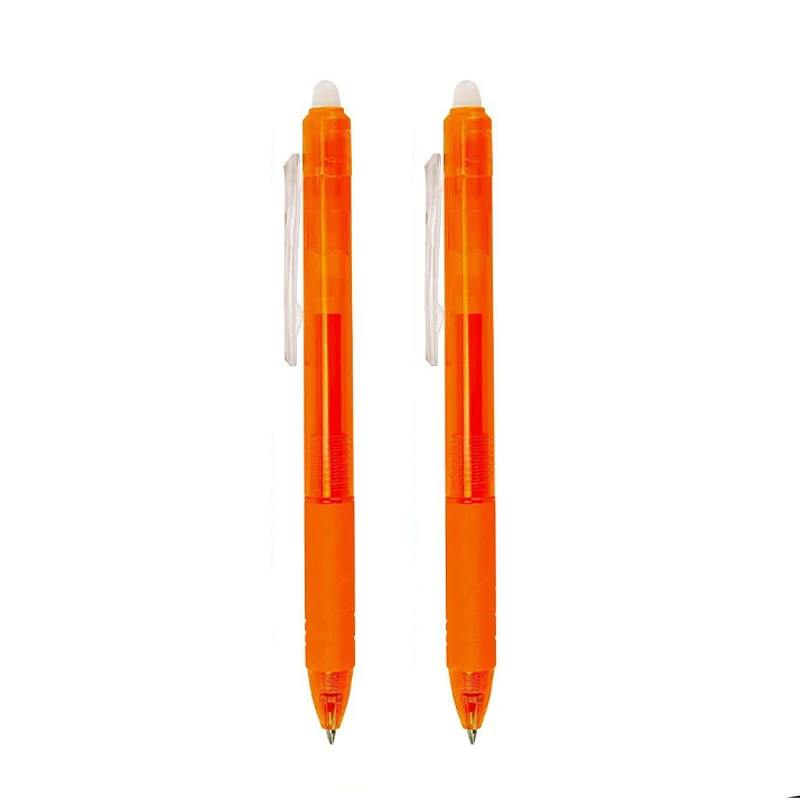 Farver 0.5/0.7mm magisk udtrækkelig sletbar pen gelpen sæt sletbar refill stang kontor skole skriveværktøj pressepen: Rød / Flerfarvet