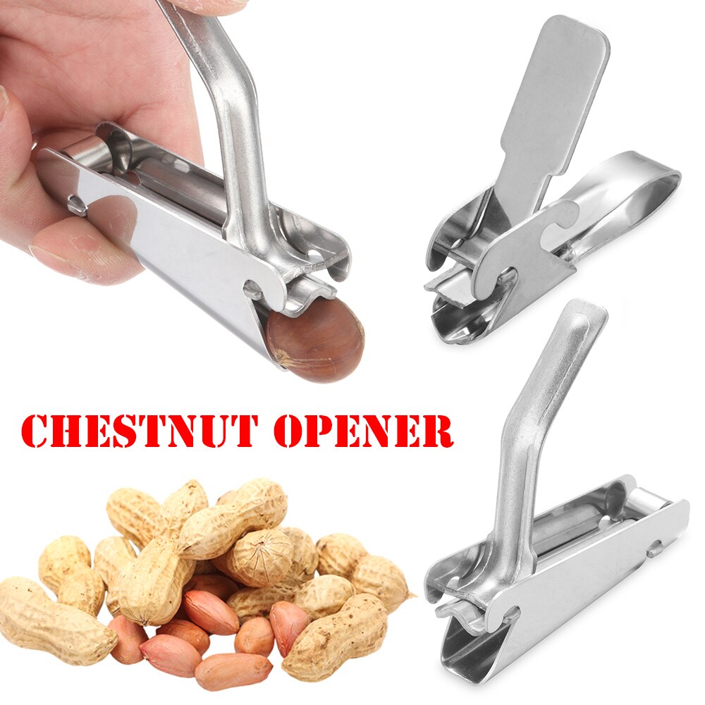 1PC Stainless steel Sheller Nuts Opener Melon Seed Plier Clamp Pistachio Opener Sunflower Seeds Peeler Walnut Kitchen Tools