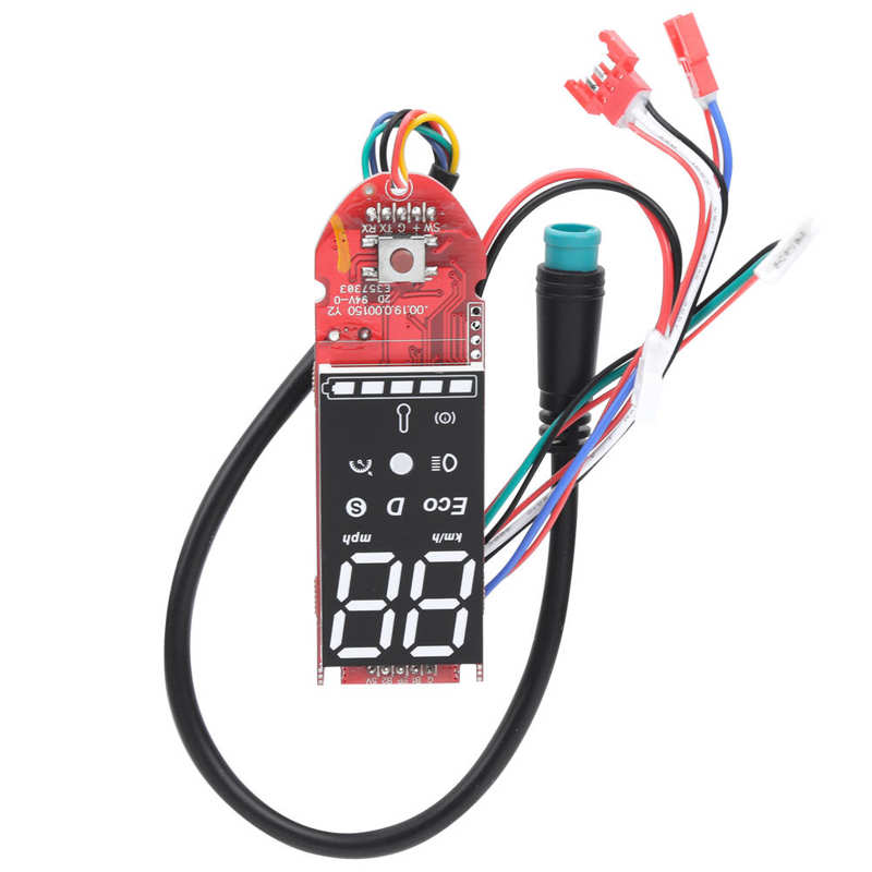 Scooter borstlös motor 36v 350w controller digital display instrumentpanel gaspedal fram bakljus för xiaomi  m365 elektrisk scooter
