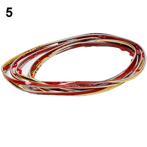 Styling Mouldings Universal Auto Chrome Car Accessories 3M Interior Exterior DIY Molding Decoration Trim Strip: Silver