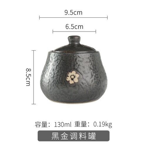 Vintage Kruiden Pot Set Spice Jars Azijn Fles Huishouden Keukengerei Porselein Mini Zout En Peper Shakers: E