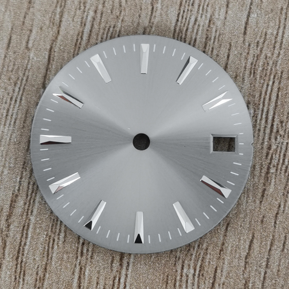 Modified Watch Accessories Watch Dial Stripes Sunburst Simple Watch Face for NH35/364R/7S Movement: BRONZE
