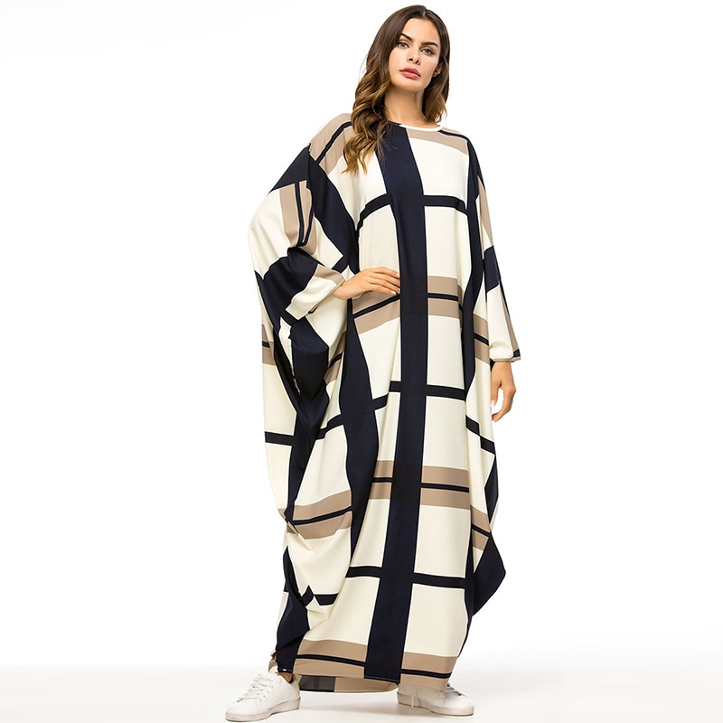 Moyen-orient musulmane manches chauve-souris robe ample islamique turquie arabe vêtements dubaï Morrocan