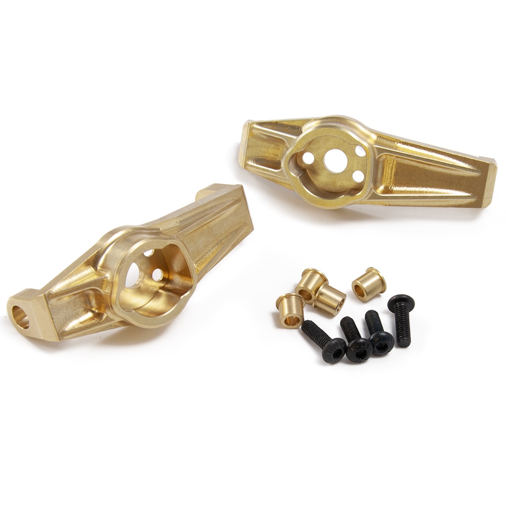 YEAHRUN Brass Front Hub Carrier - 69g Counterweight for Traxxas TRX4 1/10 RC Crawler - Upgrade Parts