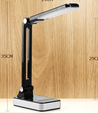 Flexible Table Lamp 1800mAh Rechargeable Lamps Table 30pcs Led Table Lamp 5 Modes Dimming Touch Office Business Led Desk Lamp: Black