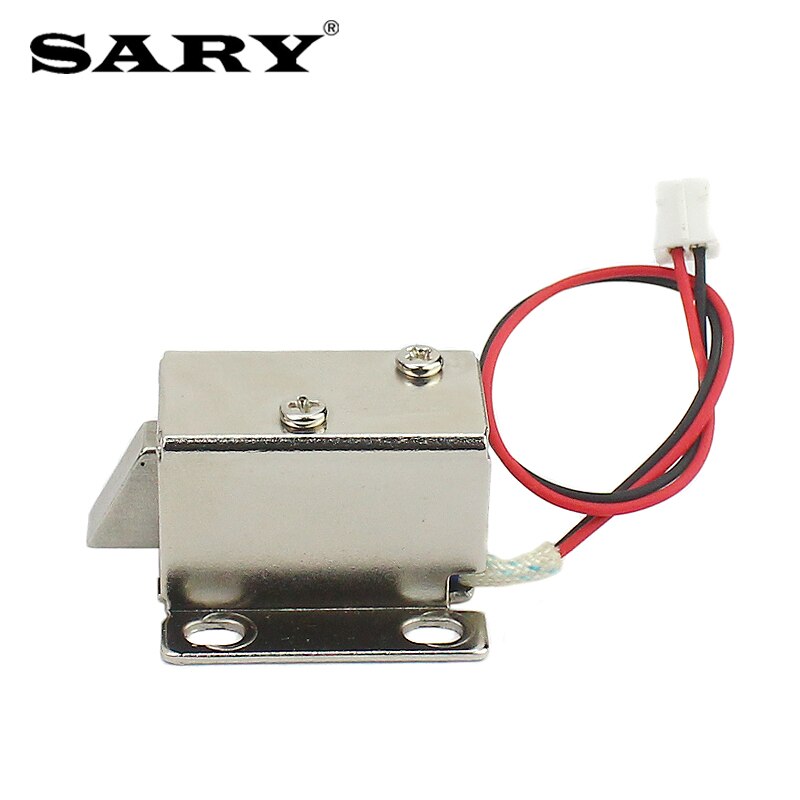 Small electromagnetic lock DC6V 12V mini electric bolt lock Release Assembly Solenoid Access Control Electric lock