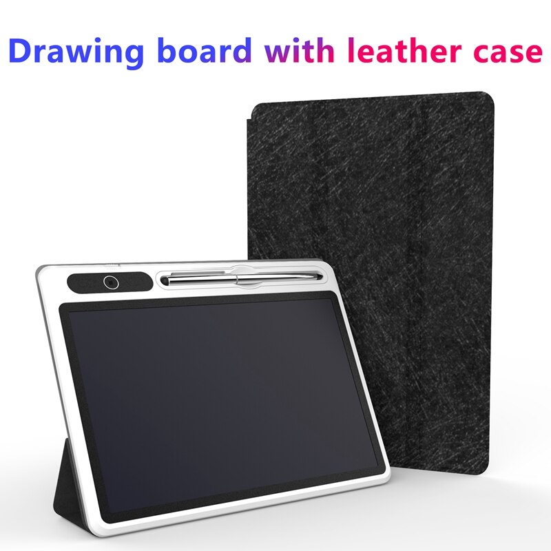 Drawing Board 10.1 Inch LCD Electronic Writing Tablet with Leather Case and Stylus