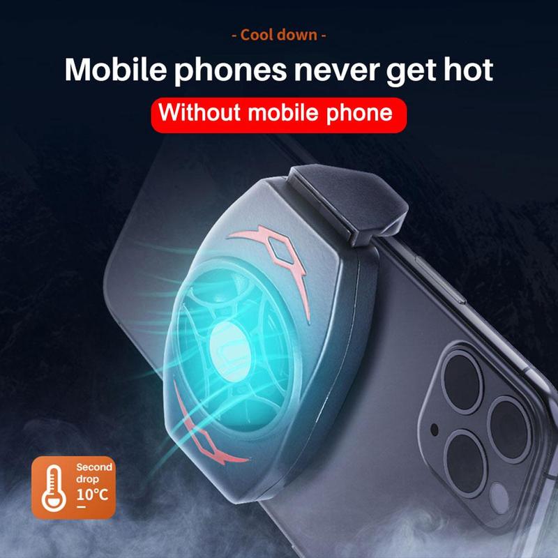 Telefone móvel de refrigeração universal semicondutor radiador telefone usb usb recarregável ventilador titular