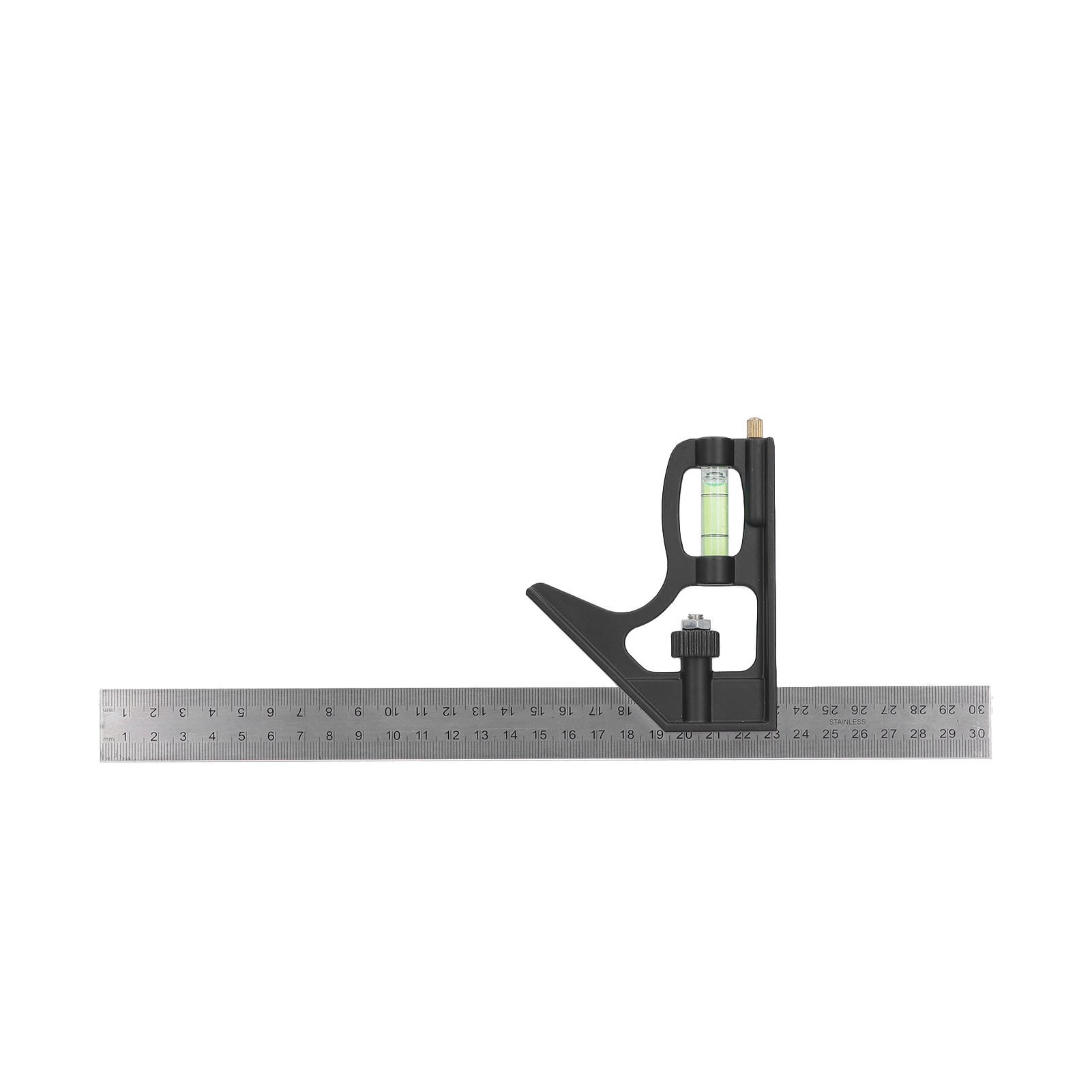 Sliding Gauge Square Ruler Manual Caliper Sliding Ruler Sliding Combination Square Ruler Multipurpose for Industrial Measurement