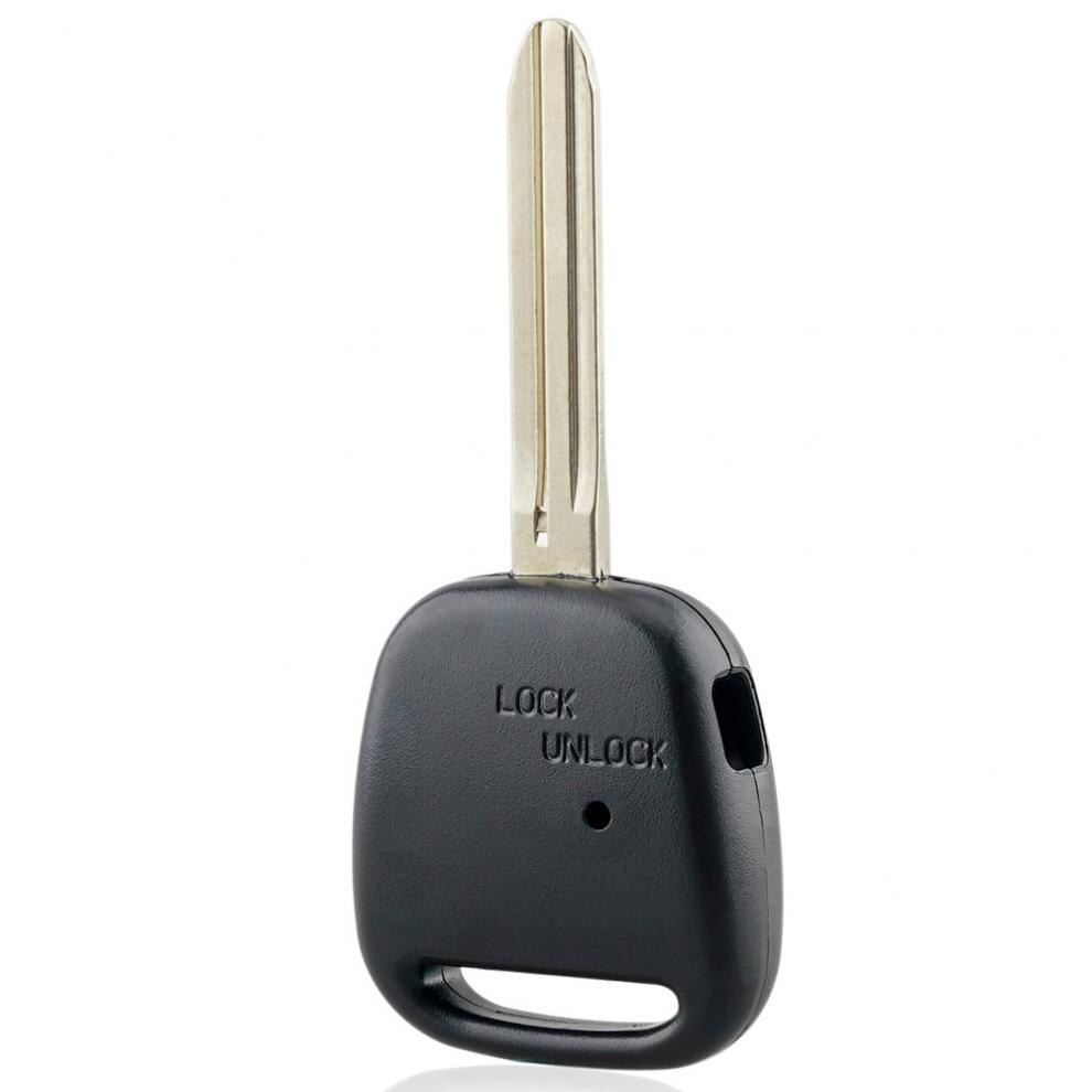 Remote Key Shell Case with TOY43 Blade 1 Side Button Fit for Toyota Carina Estima Harrier Previa Corolla