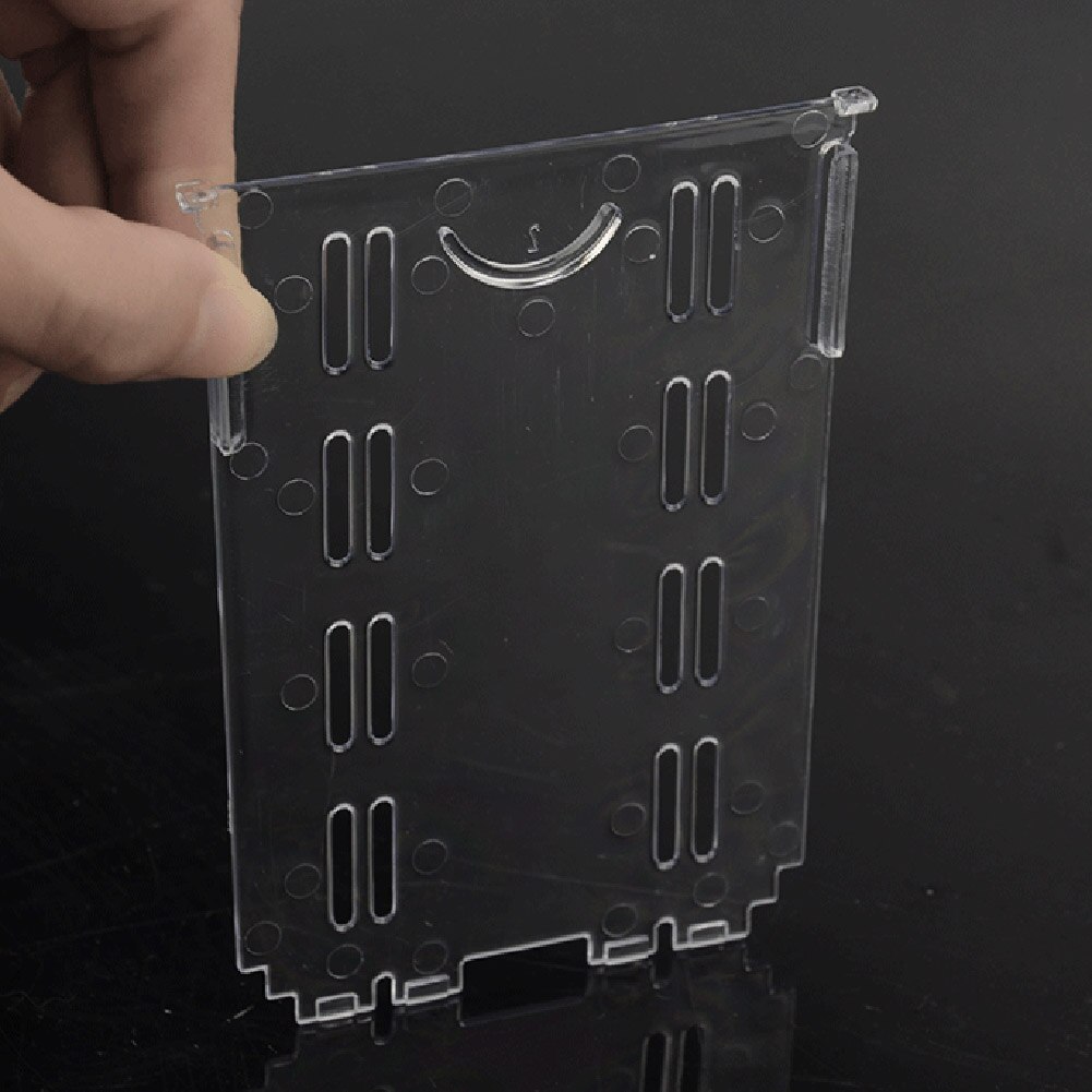 Mini Aquarium pratique et joli | Petit Aquarium Durable avec herbe, plastique acrylique pour maison bureau XH8Z AU10