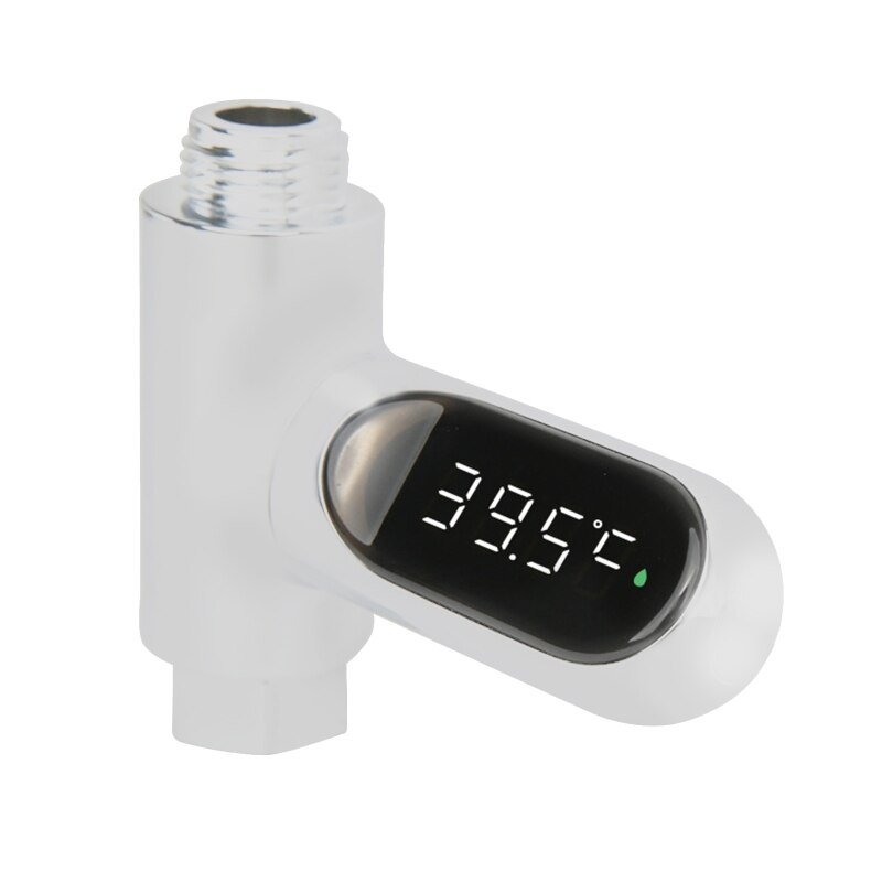 LED Display Water Shower Thermometer Self-Generating Electricity Water Temperature Monitor Smart Meter Thermometer: A