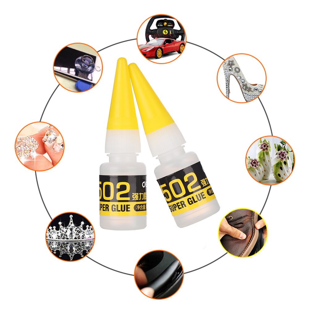 1Pc 25g/30g Zelfklevende Onmiddellijke Sterke Lijm Sterke Bond Fast 502 Ultra-Sterke cyanoacrylaat Sneldrogende Lijm