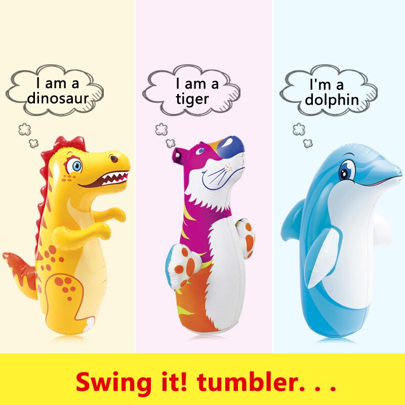 Opblaasbare Tumbler Speelgoed 0-5 Jaar Oude Baby Baby Grote Educatief Speelgoed Opblaasbare Dier Speelgoed