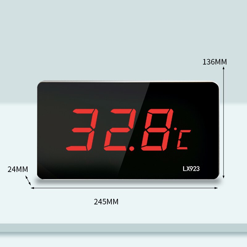 Schwimmbad-Thermometer mit LED-Anzeige und wasserdichtem Sondenthermometer für Wasser, Aquarium, Außentemperaturmesser