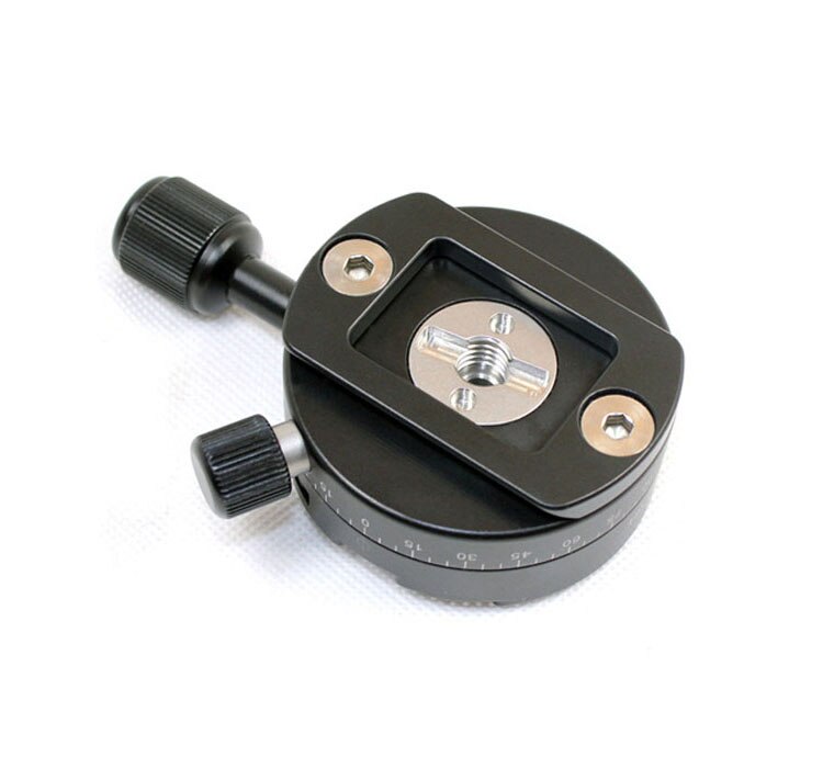 360 degree Panorama Tripod head Quick Release plate Clamp With Quick Release Mounting Plate and 1/4 screw For DSLR Camera