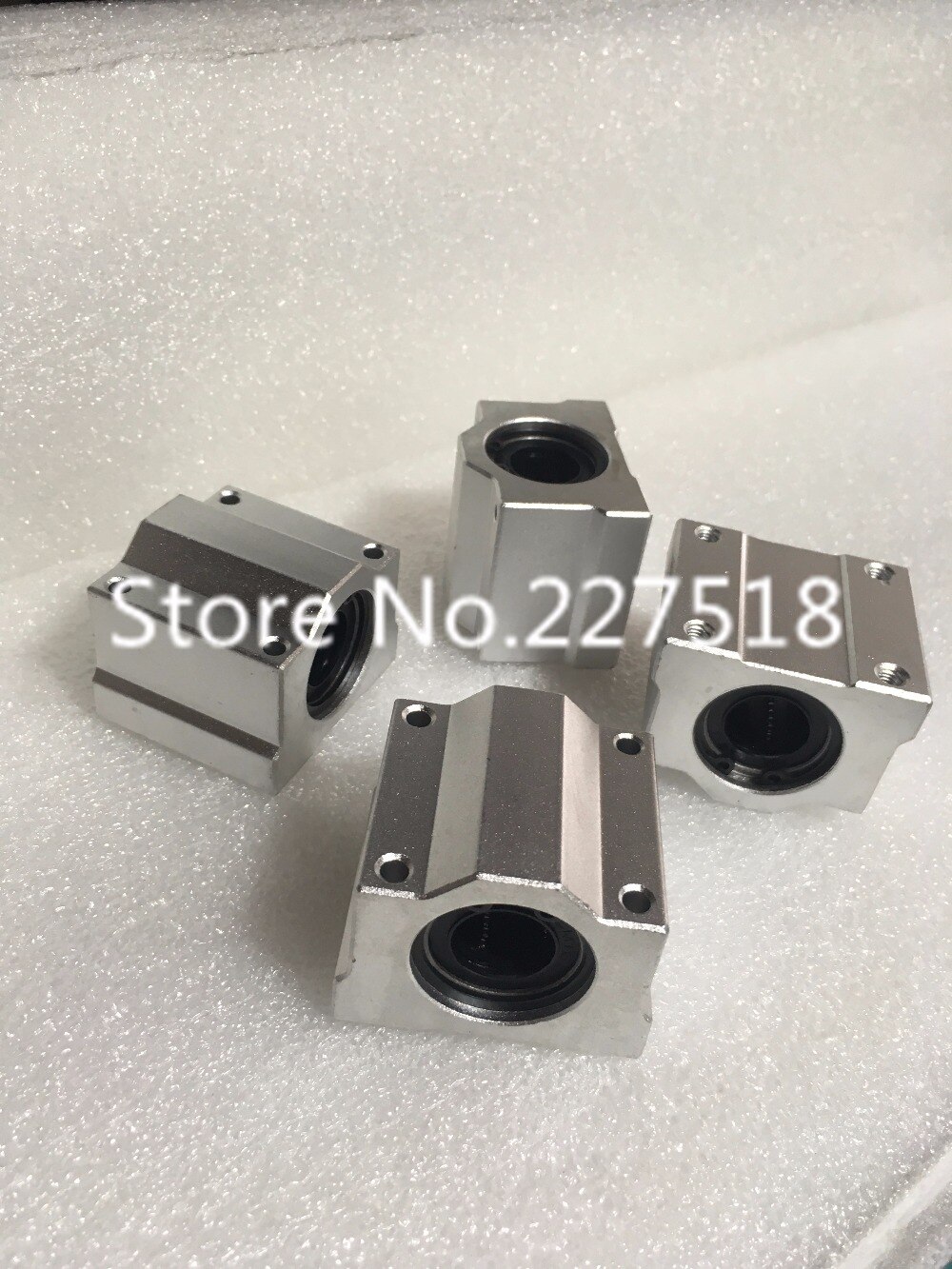 10 piezas SCS8UU 8mm guía lineal eje lineal bloque de rodamiento de bolas con arbusto LM8UU, unidad lineal de bloque de almohada para pieza CNC