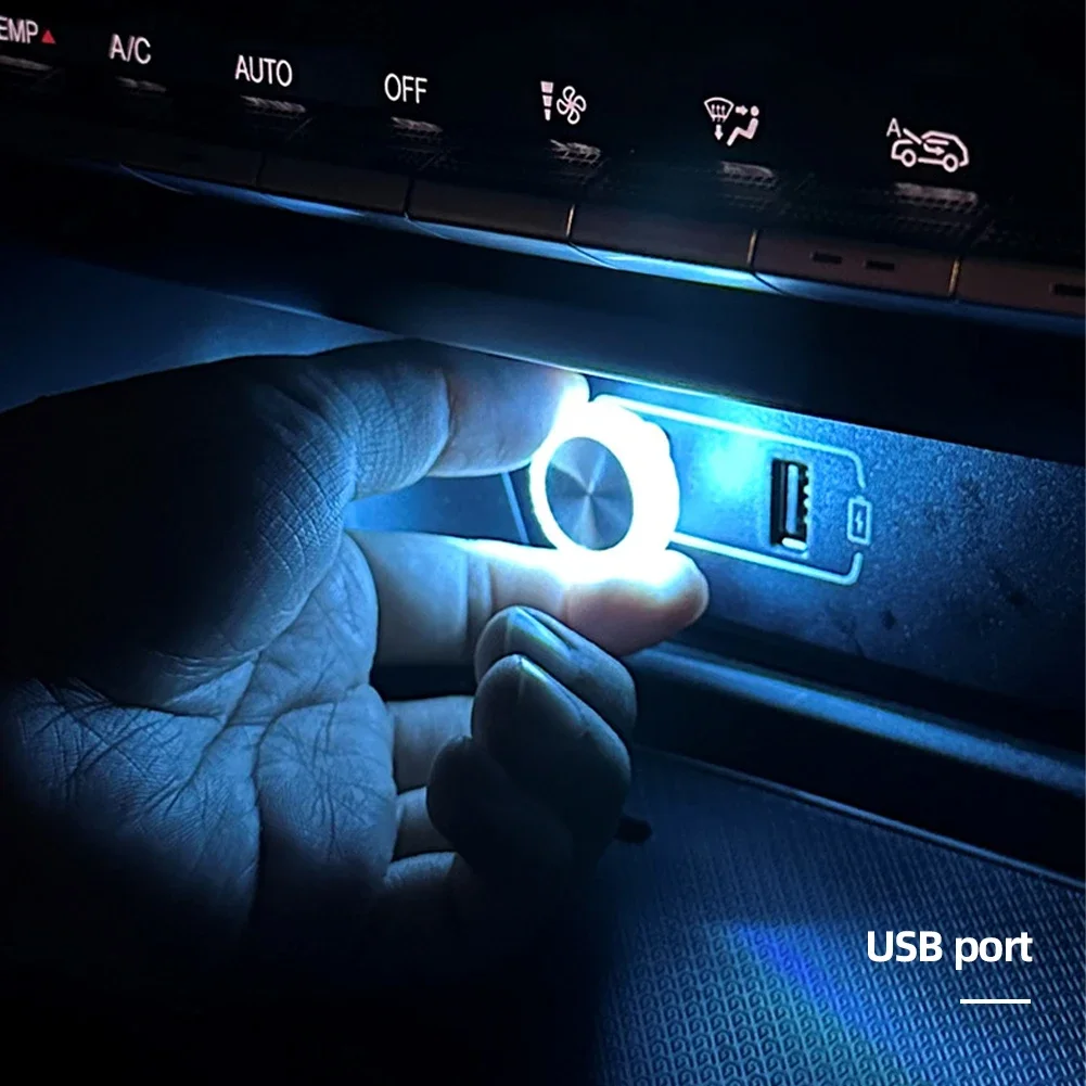 Auto Interieur Usb Ambient Sfeer Licht Led Decoratieve Signaalverlichting Auto Leeslamp Decoraties