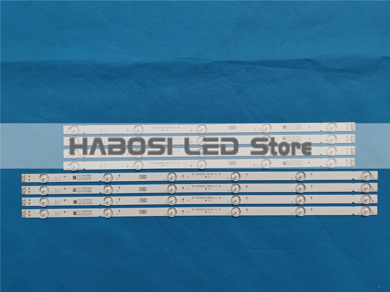 8Pcs/Kit 55UJ6200 Ua 55UJ620Y Ta 55UJ620V Za 55LJ620V 55UJ6000 PTV55U21 55U5A LC550EGJ Sk A4 Rf AZ550E30 0501A 12 0601B 20