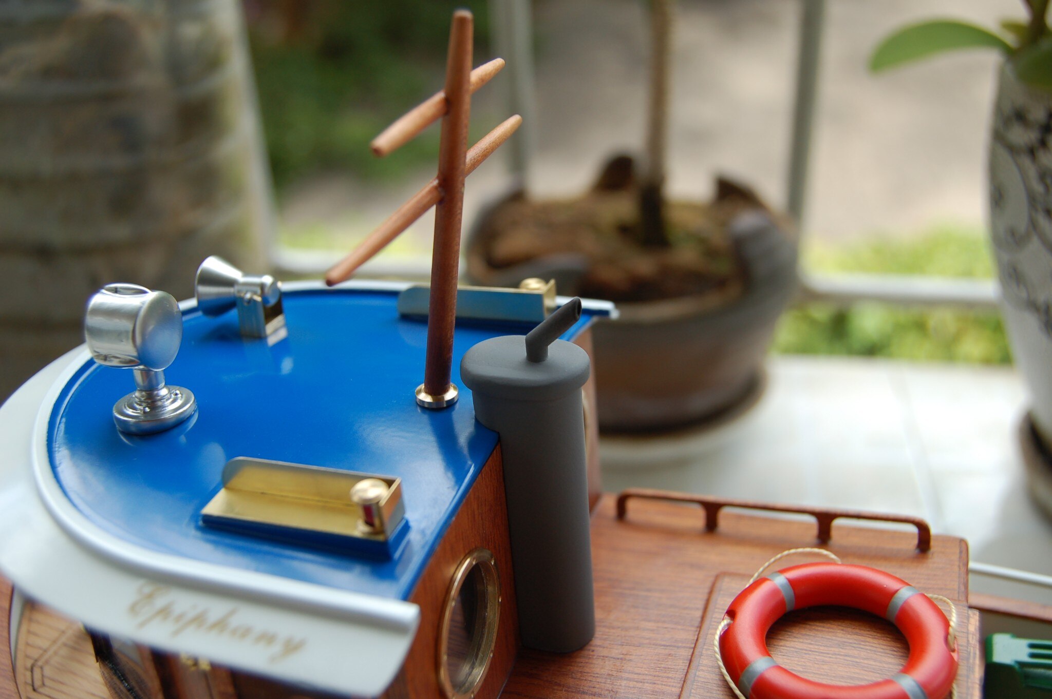 Micro Tug boat M3 1:18 273mm Wooden model ship kit RC model wood model kit