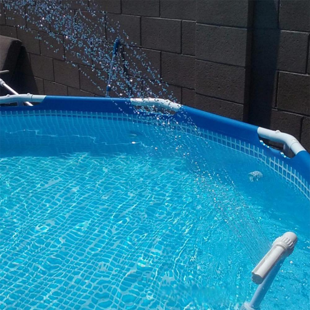 Garden Swimming Pool Waterfall Fountain Water Pool Hose Pipe Nontoxic Durable Sturdy Waterfall Fountain Tube Adjustable