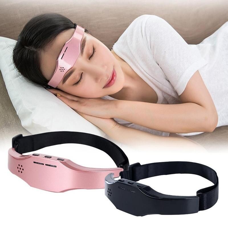 Elektrische Slaap Steun Head Massager Monitor Migraine Relief Slapeloosheid Therapie Release Stress Helpen Slapen Apparaat Hypnotische Apparaat