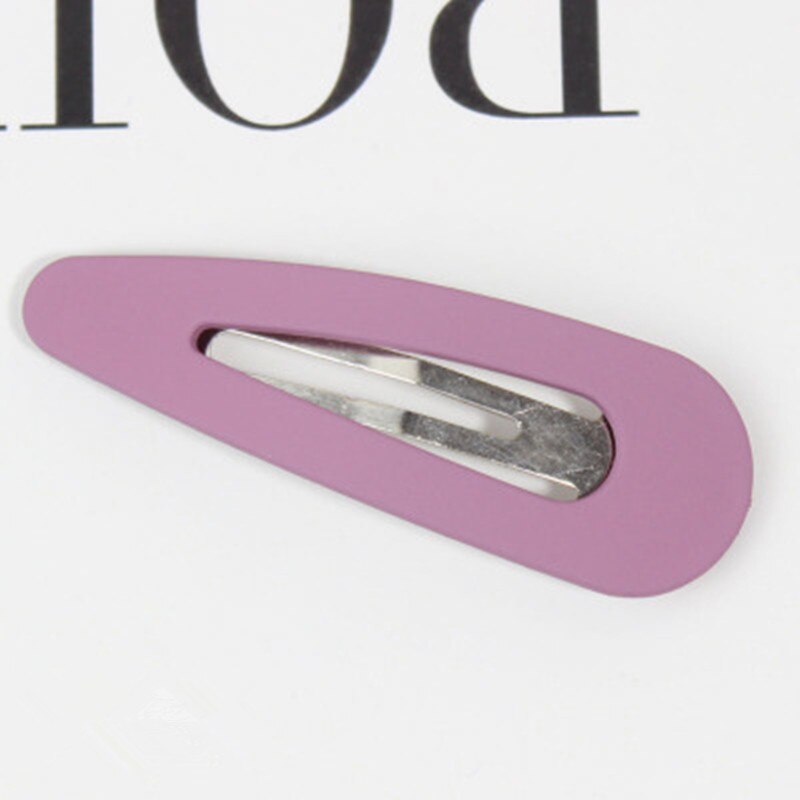 10Pcs Diy Black Metal Single Prong Kapsel Alligator Haar Clip Grote Haarspeldjes Hoofddeksels Voor Vrouwen Styling Tools Haarspeld: purple 1pcs