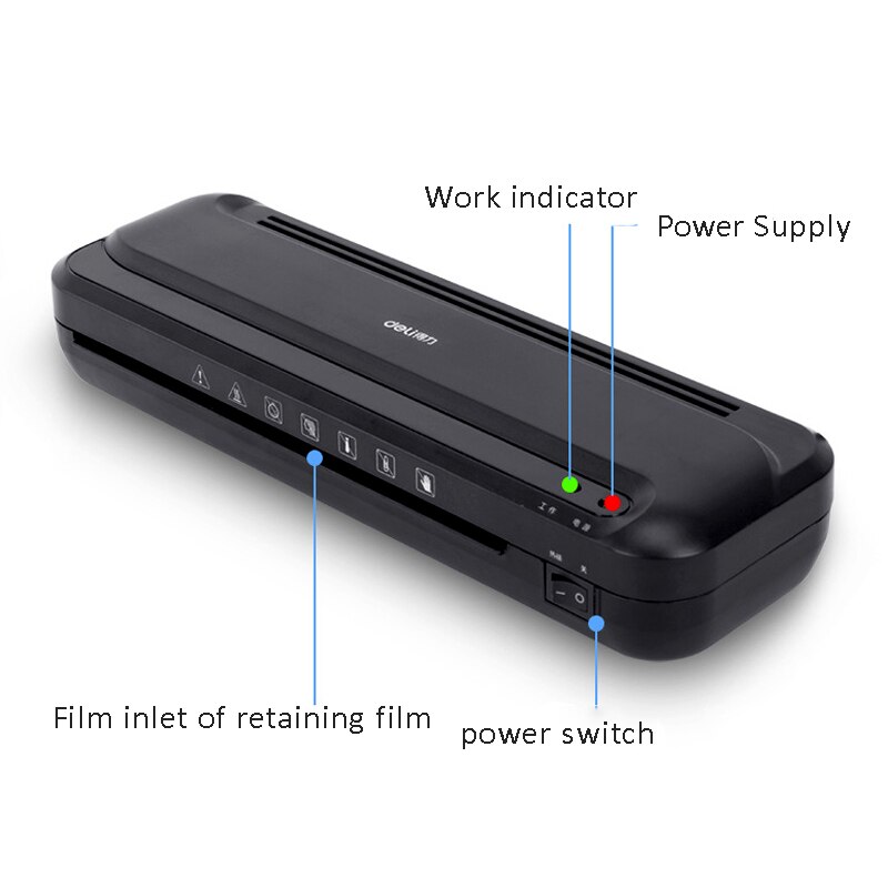 A4 Photo Pasting Machine One Key To Exit The Membrane Glued Densely Getting Started Photo Data Thermal Laminating Machine