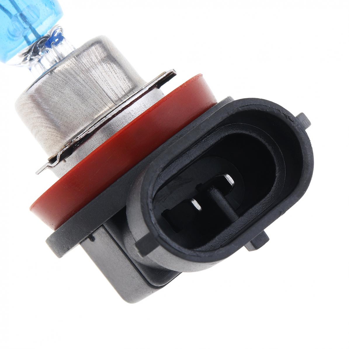 2pcs 12V H8 35W 6000K Universal White Light Super Bright Car Xenon Halogen Lamp Auto Front Headlight Fog Bulb