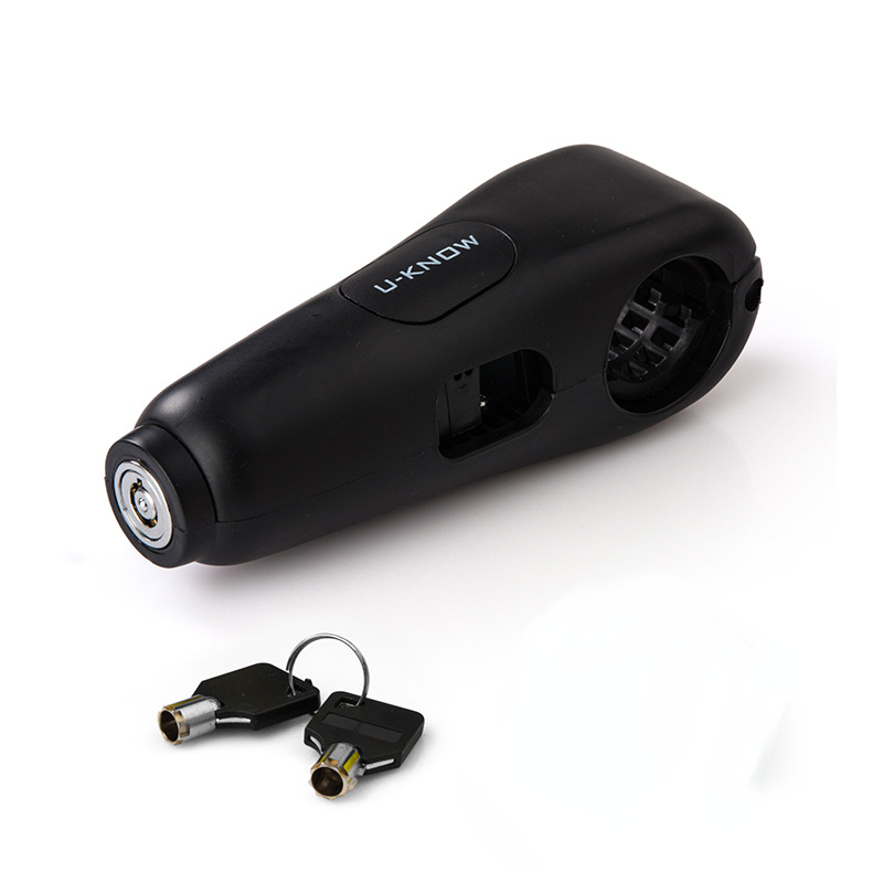 110DB alarmes son moto guidon serrure Scooter véhicule électrique vélo sûr antivol accélérateur frein serrure cadenas: GRIS