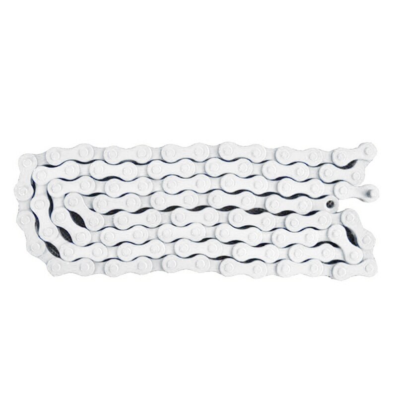 Bicycle MTB BMX Road Bike 1/2"X 1/8" Fixied Chain Single Speed 96 Link: white