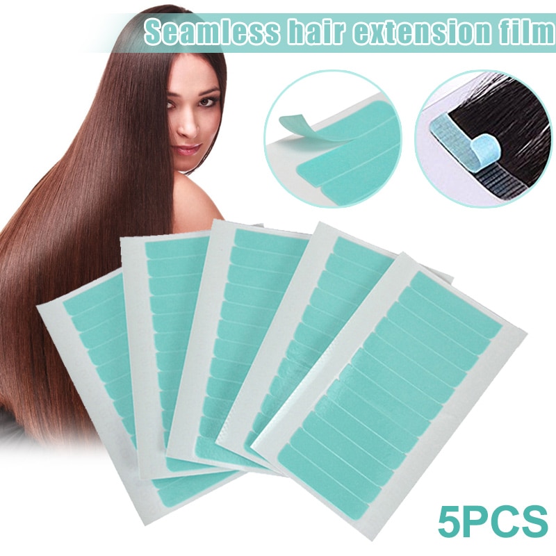 5 Pcs Sterke Dubbelzijdige Tape Lijm Pruik Hair Extensions Tape KG66