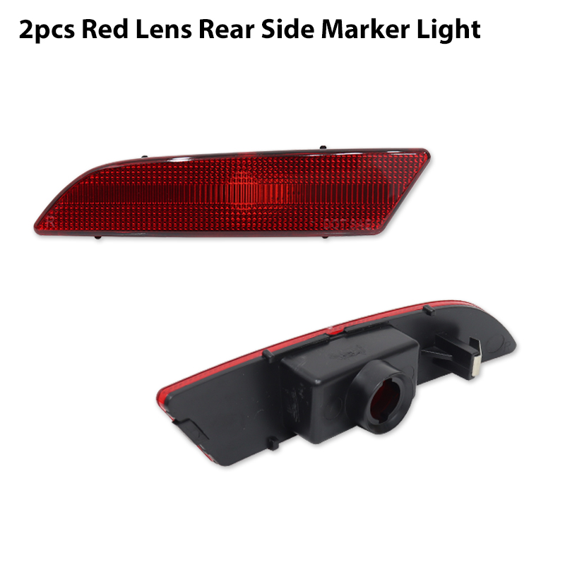 iJDM Front ＆ Rear Bumper Side Marker Lamps Housings For Chrysler Crossfire Coupe/Convertible Turn Signal Light,Parking Light: Cold White