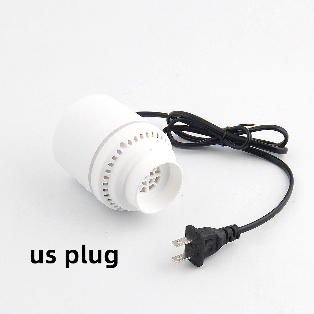 Pumpeorganisator komprimeret pose elektrisk pumpe rejsevakuumposepumpe mini-forsegler pladsbesparende til tøj madorganisator: Lysegul