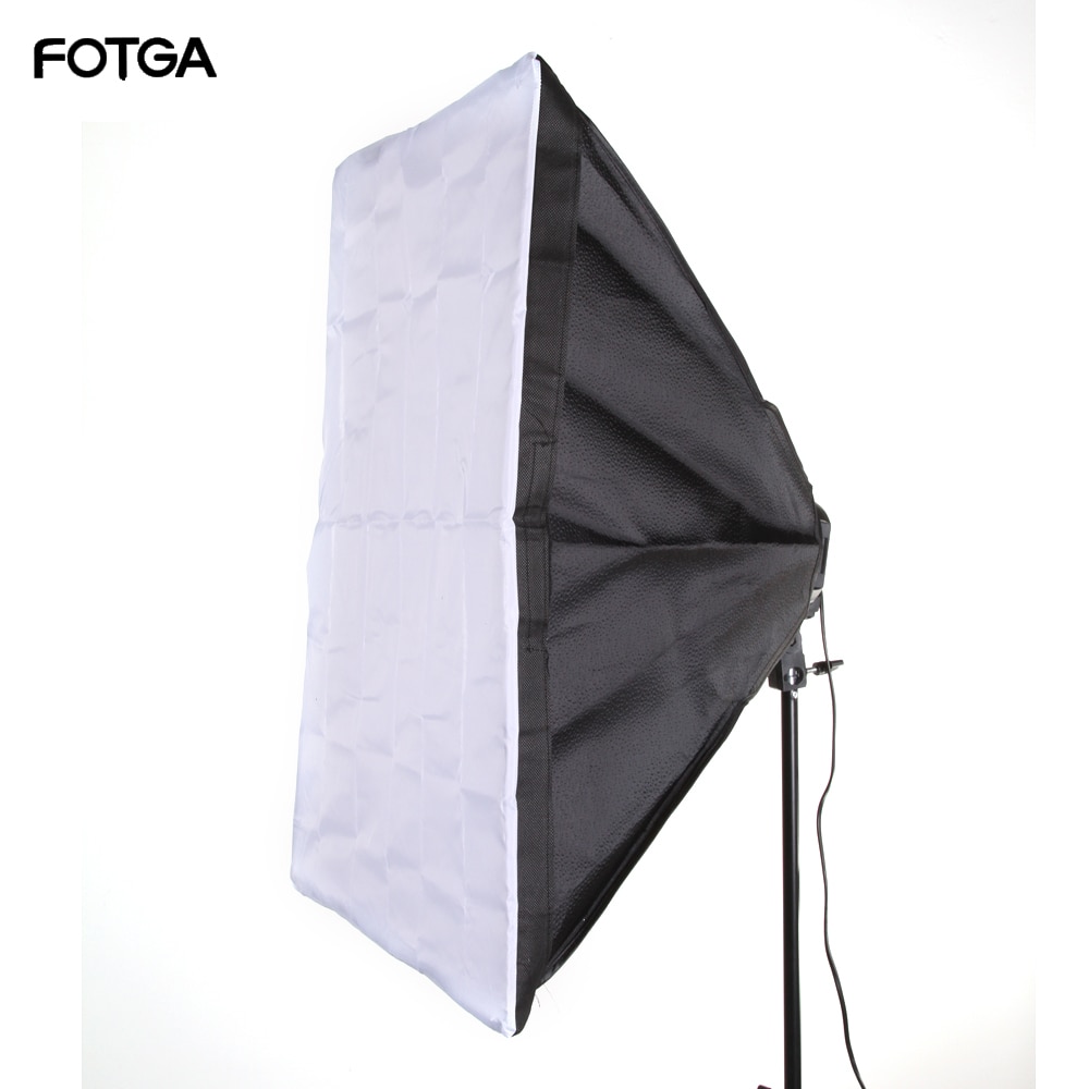 Fotga 60X90Cm 24X35 "Softbox Studio Fotografie Voor 5 In 1 Socket E27 Licht Lamp lamp