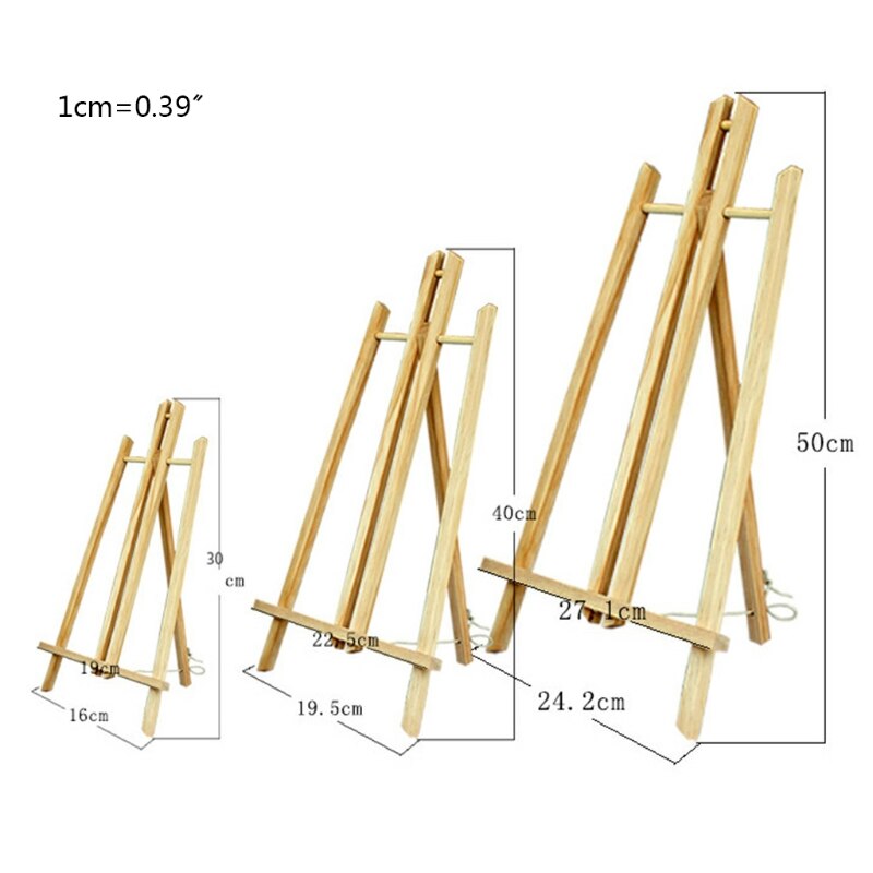 Beech Wood Table Easel for artist Painting Sketching Craft Foldable Display Art G88D