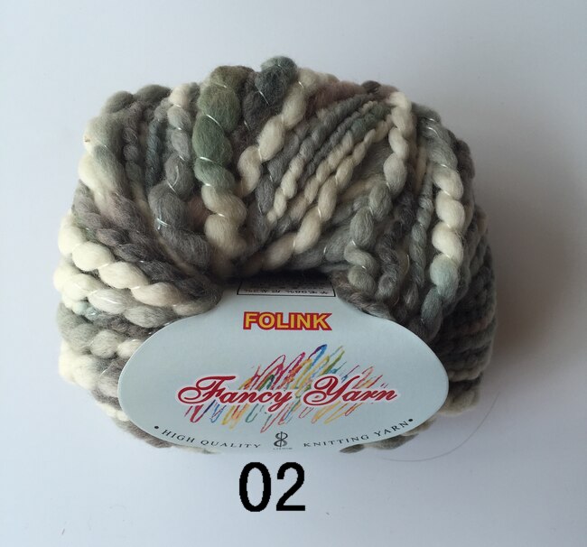 50g/Pc Wool Yarn For Knitting Thick Fancy crochet yarn for handmade needlework Knit Coarse line Threads