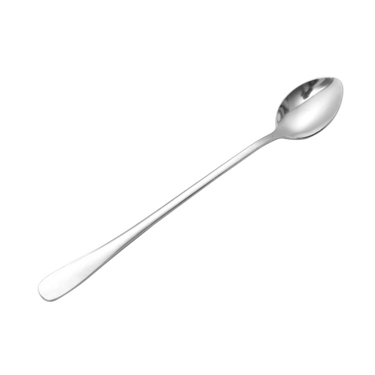 Long Handle Spoon Iced Tea Spoon Stainless Steel Cocktail Stirring Spoons for Mixing Tea Coffee Ice Cream Spoon Set