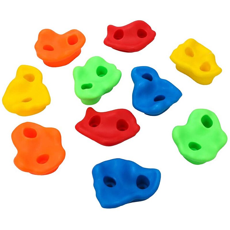 10Pcs Plastic Rock Climbing, Climbing Wall in Kindergarten, Climbing Amusement Equipment, Practicing Children's Guts