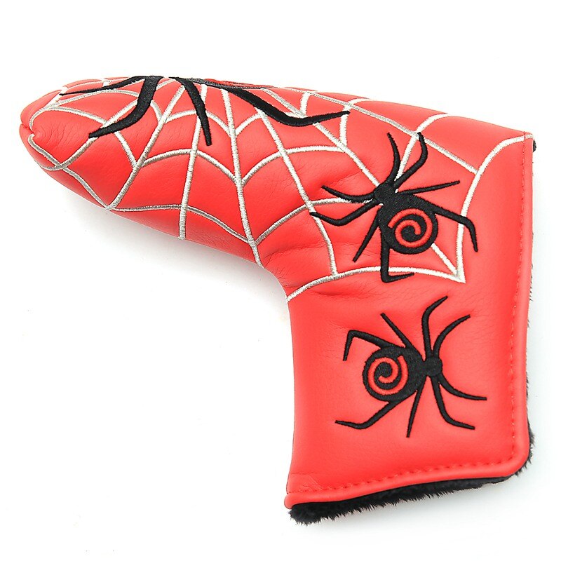 Spider Met Zilveren Web Putter Cover Headcover Voor Scotty Cameron Ping Odyssey Elke Blade Putter Hoofd Covers