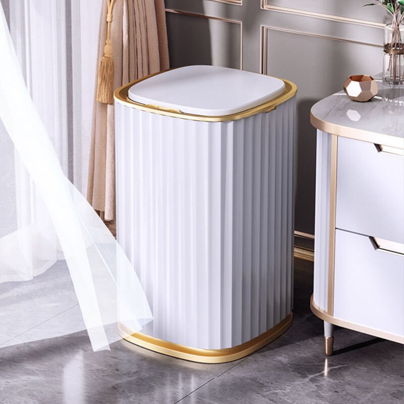 Joybos Automatic Sensor Dustbin Intelligent Trash Can Smart Sensor Electric Waste Bin Home Rubbish Can For Kitchen Bathroom