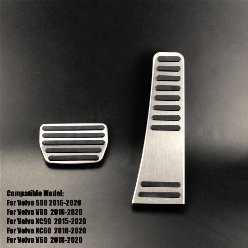 Car accessories Fuel Brake Pedal For Volvo S60 S60L V60 XC60 XC70 S80 S90 V90 XC90 XC40 S40 V40 C30 C70 LYNK&CO GEELY BOYUE: C type Automatic 2pc