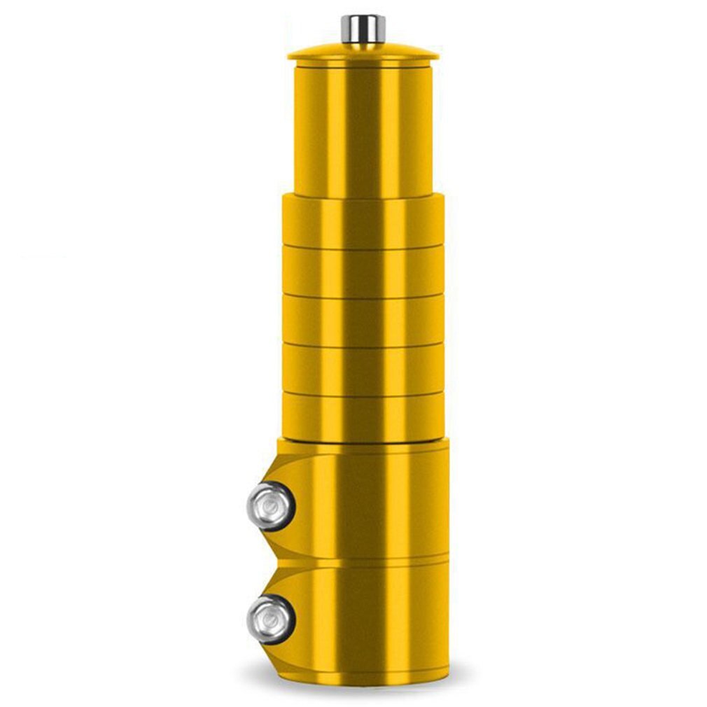 Tige de bicyclette avant fourche tête Tube vélo VTT hauteur augmentant hauteur de leader augmenter extenseur hauteur: Jaune