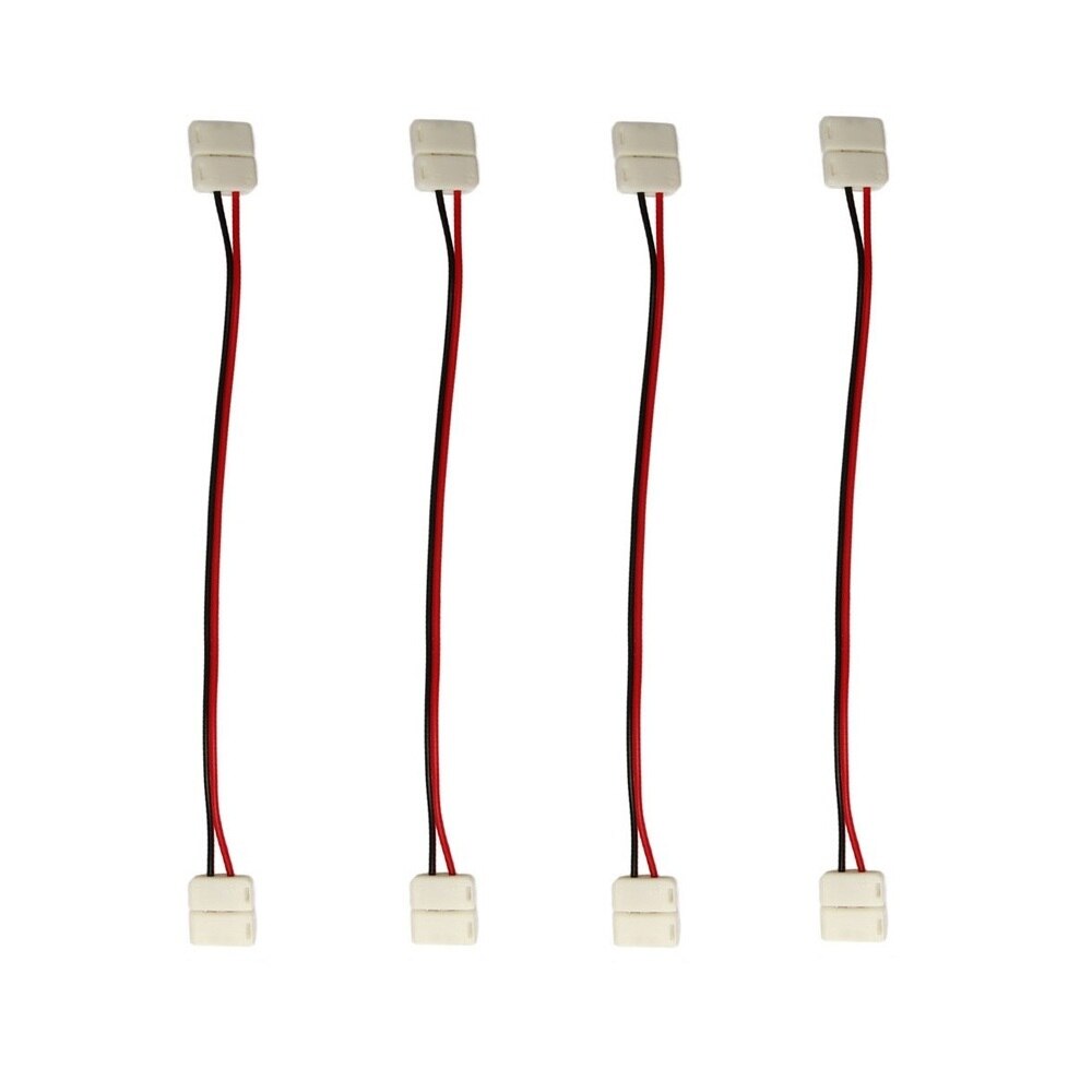 LED Strip Light Accessories Set Power Connectors Splitter Wire power wire cable for led adapter 2pin Solderless Connector