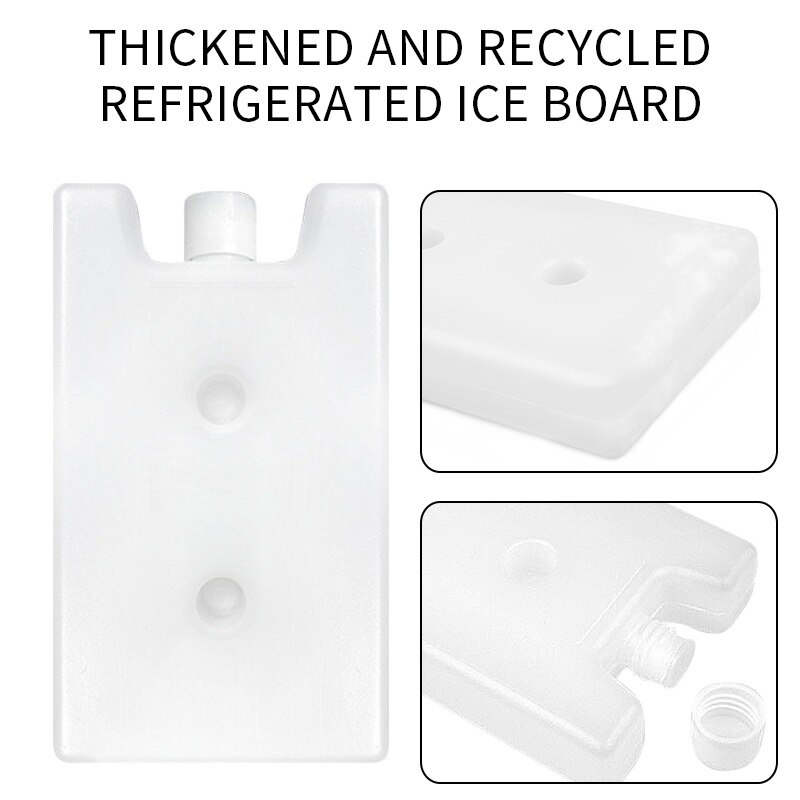 2Pcs/Set Ice for Cooler Lunch Bag Freezer Packs Reusable Long Lasting Dry Ice Ice Packs