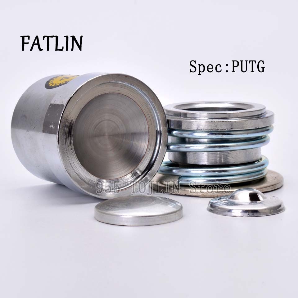 100 set 36l aluminiumklädda tygknappar handgjorda handgjorda metallformar brödform runt tyg fatlin